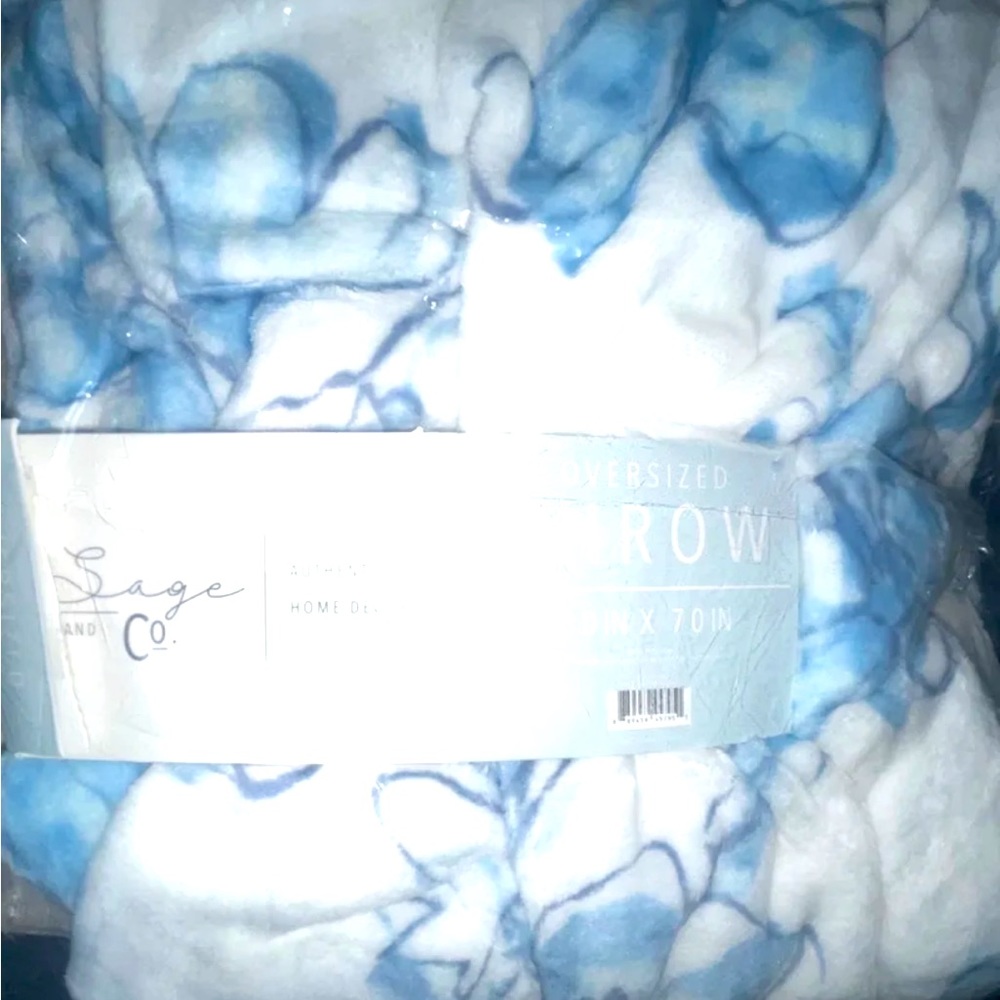 Sage & Co. Plush Oversized Throw Blanket 50x70